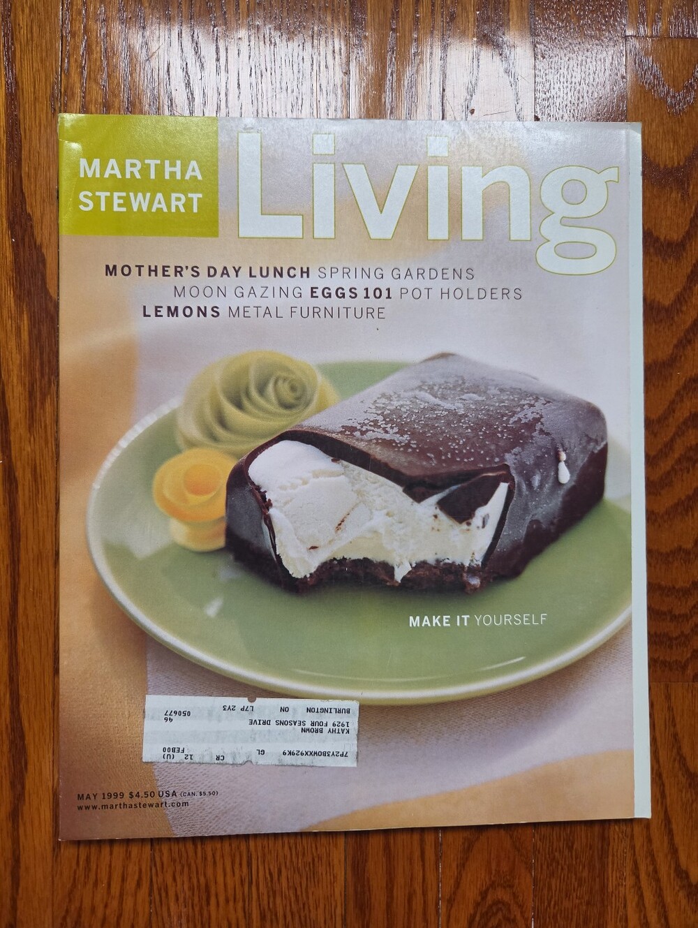 Martha Stewart Living Magazine, May 1999.